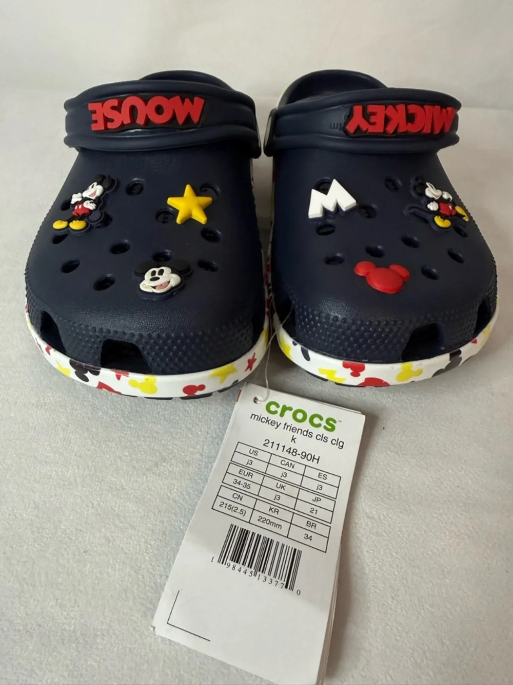 CROCS Shoes Kids Mickey Mouse & Friends Classic Clog Navy